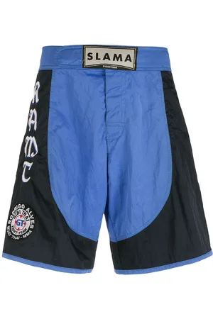 AMIR SLAMA Embroidered patches Luta shorts