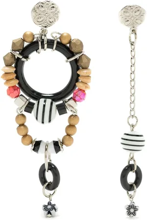 AMIR SLAMA Bolas Listrado earrings