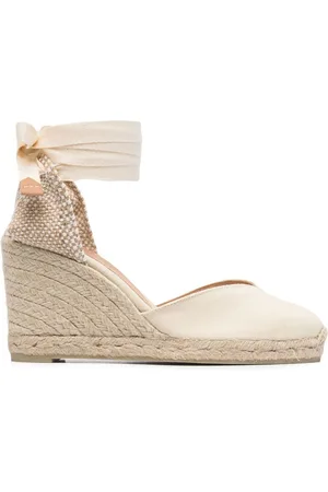 CASTA Tie-fastening wedge sandals