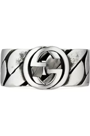 Gucci Homem Anéis - Interlocking G ring