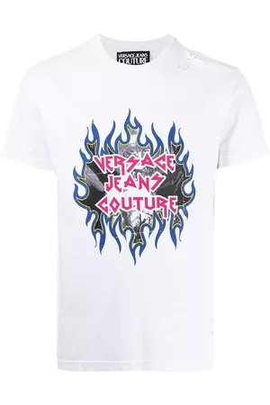 VERSACE Homem T-shirts & Manga Curta - Logo-print T-shirt