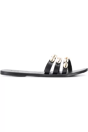 MANEBI Mulher Sandálias Rasas - Shell trim flat sandals