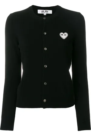 Comme des Garçons Heart logo cardigan