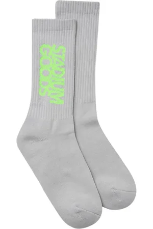 Stadium Goods Logo "Glow In The Dark" crew socks
