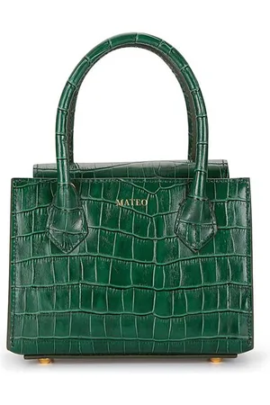 Mateo Diana croc-effect leather tote