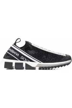 Dolce & Gabbana Sorrento crystal-embellished sock sneakers