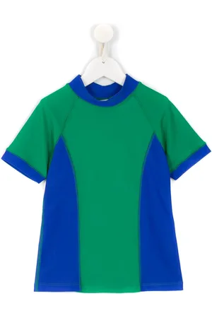 AMIR SLAMA Panelled swimming T-shirt