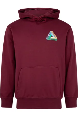 PALACE Tri-Dart "Burgundy" drawstring hoodie