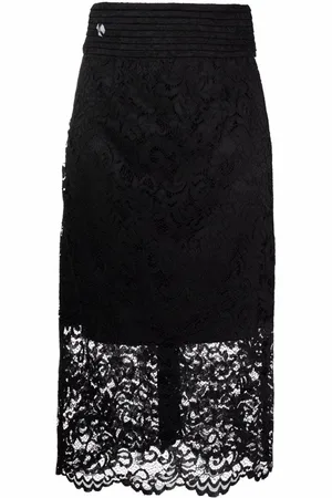 Philipp Plein Lace midi skirt