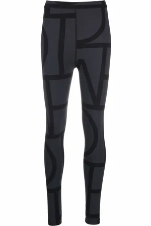Totême Monogram two-tone leggings