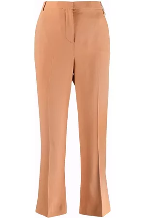 VERSACE Mulher Calças - Mid-rise cropped trousers