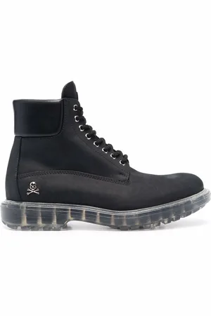 Philipp Plein Hunter lace-up leather boots