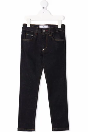 Philipp Plein Mid-rise straight-leg jeans