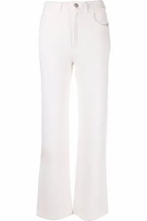 Barrie Stitch detail flared trousers
