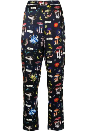 FLEUR DU MAL Magical Mushroom pyjama trousers
