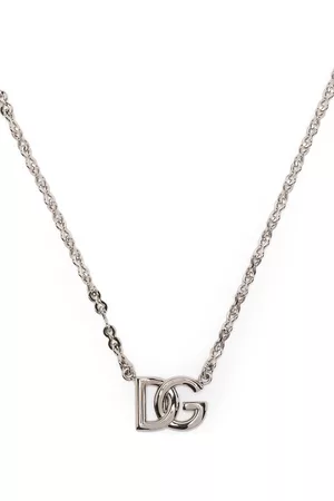 Dolce & Gabbana Logo-plaque chain necklace