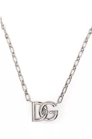 Dolce & Gabbana Logo-plaque chain necklace