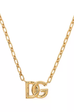 Dolce & Gabbana Logo-plaque chain-link necklace