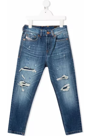 Diesel Menino Slim - Distressed slim-fit jeans