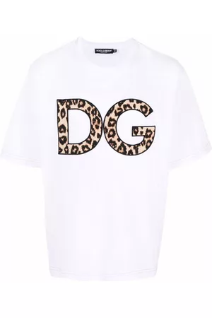 Dolce & Gabbana DG leopard-print patch T-shirt