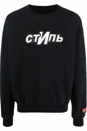 Heron Preston Logo-print crew-neck sweatshirt