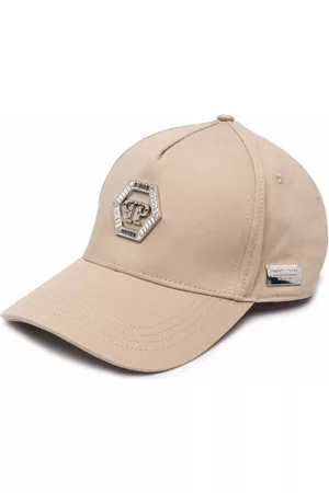 Philipp Plein Crystal-embellished logo baseball cap