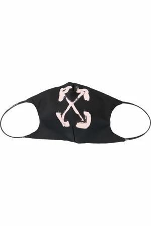 OFF-WHITE Painted Arrows motif face mask