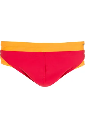 AMIR SLAMA Colour-block swimming trunks