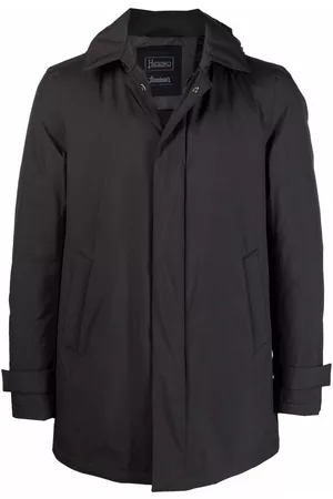 HERNO Padded zip-front hooded coat