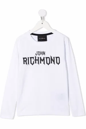 John Richmond Logo print long sleeved T-shirt