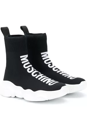 Moschino Logo print sock trainers