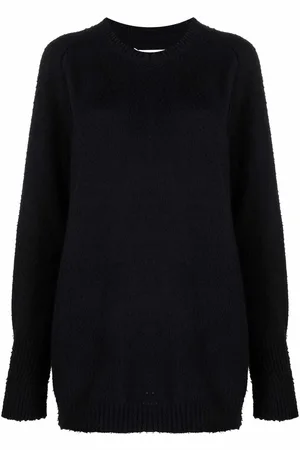 Maison Margiela Brushed-finish crew neck jumper