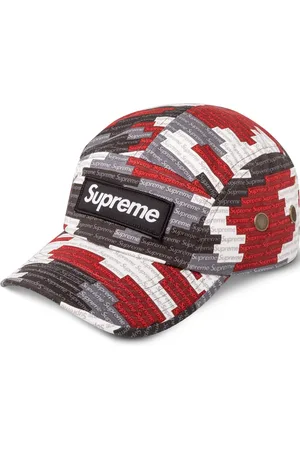 Supreme Military logo-print camp cap