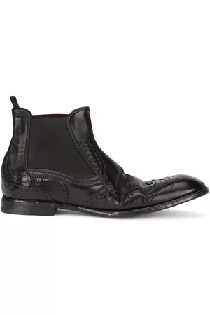 Dolce & Gabbana Homem Oxford & Moccassins - Brogue-detail ankle boots