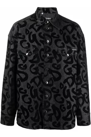 Dolce & Gabbana Homem Camisa Formal - Typography print shirt
