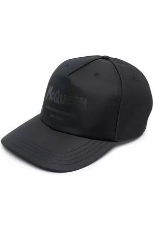 Alexander McQueen Homem Chapéus - Logo-print cotton baseball cap