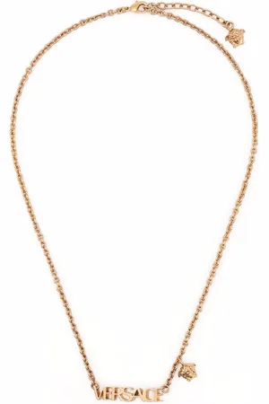 VERSACE Logo-plaque necklace