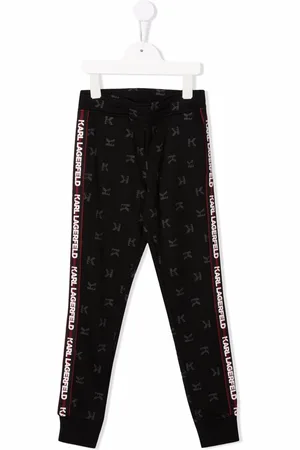 Karl Lagerfeld Logo-tape track pants
