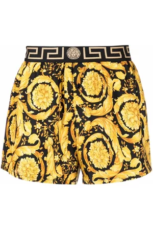 VERSACE Baroque-pattern elasticated-waistband boxers