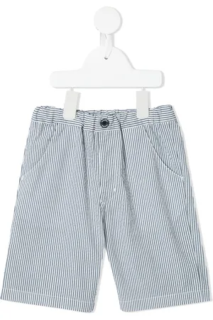 Familiar Striped cotton shorts