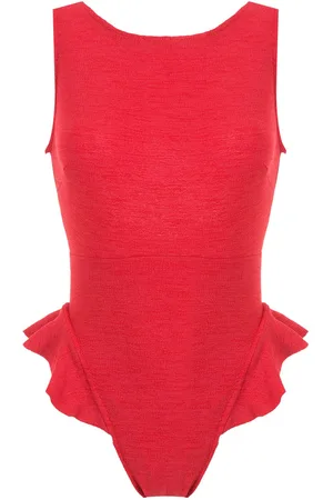 CLUBE BOSSA Goya ruffle-trimmed swimsuit