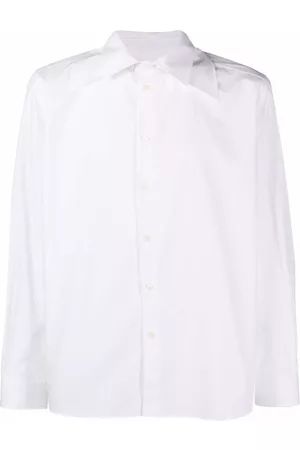 VALENTINO Spread-collar cotton-poplin shirt