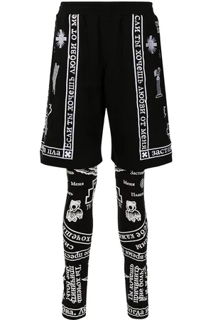 KTZ Church-print legging shorts