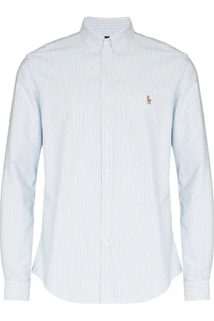 Ralph Lauren Logo-embroidered striped shirt