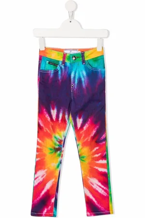 Philipp Plein Tie-dye skinny jeans