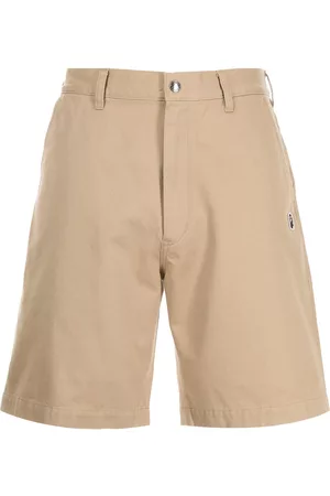 A Bathing Ape Embroidered logo bermuda shorts