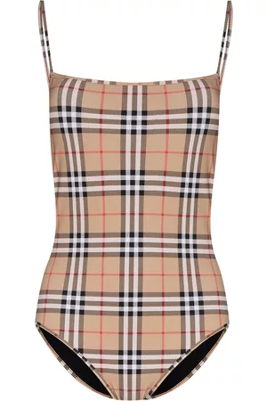 Burberry Mulher Fatos-de-banho - Vintage Check pattern swimsuit