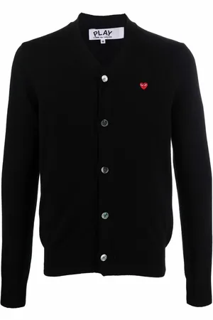 Comme des Garçons Fine-knit wool cardigan