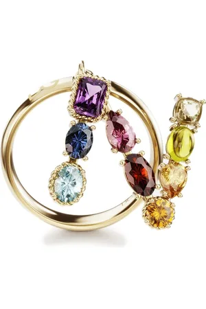 Dolce & Gabbana 18kt yellow Rainbow Alphabet N ring