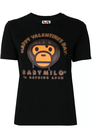A Bathing Ape Mulher T-shirts & Manga Curta - Graphic-print T-shirt
